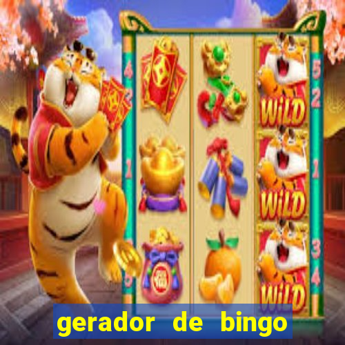 gerador de bingo cha de bebe